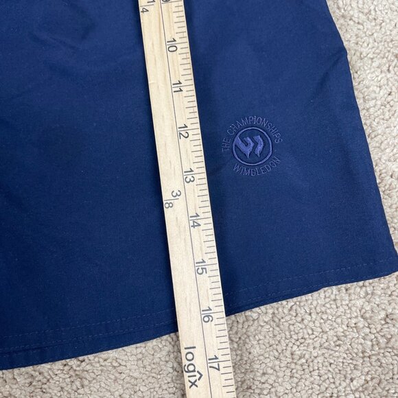 Wimbledon Tennis Shorts Mens XL Navy Blue 90s Made In USA Vintage Lined Tennis - Picture 3 of 7